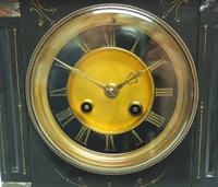 Antique French Slate & Marble Mantel Clock 8 Day Striking Mantle Clock (7 of 10) Antique French Slate & Marble Mantel Clock 8 Day Striking Mantle Clock (7 of 10)