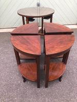 Edwardian Mahogany Round Nest of 5 Tables (5 of 9) Edwardian Mahogany Round Nest of 5 Tables (5 of 9)
