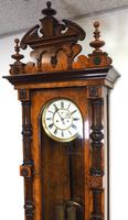 Rare Impressive Antique Burr Walnut 8-Day Twin Weight Striking Vienna Regulator Wall Clock by Gustav Becker (6 of 13) Rare Impressive Antique Burr Walnut 8-Day Twin Weight Striking Vienna Regulator Wall Clock by Gustav Becker (6 of 13)