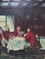 ''The Huntsmen Meet'' Wonderful Large Vintage 18th Century Style Print on Board Picture (6 of 12) ''The Huntsmen Meet'' Wonderful Large Vintage 18th Century Style Print on Board Picture (6 of 12)