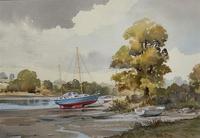Superb Quality 20th Century Vintage Boats Estuary Seascape Watercolour Painting (2 of 11) Superb Quality 20th Century Vintage Boats Estuary Seascape Watercolour Painting (2 of 11)
