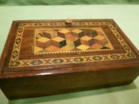 Genuine Tunbridge Ware Box. 100% Original. c1875 (8 of 9) Genuine Tunbridge Ware Box. 100% Original. c1875 (8 of 9)
