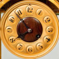 Rectangular Four Glass Ormolu Mantel Clock, Signed Blanpain (6 of 6) Rectangular Four Glass Ormolu Mantel Clock, Signed Blanpain (6 of 6)