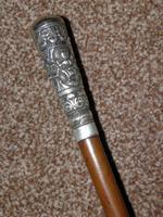 Antique Indian Silver Black Canopy Umbrella by "Kendall - England" (4 of 11) Antique Indian Silver Black Canopy Umbrella by "Kendall - England" (4 of 11)