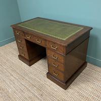 Quality Oak Victorian Antique Pedestal Desk (6 of 8) Quality Oak Victorian Antique Pedestal Desk (6 of 8)