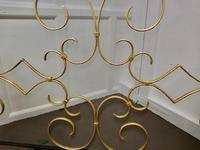 4ft Iron and Gilt Fire Guard for Inglenook Fireplace (5 of 5) 4ft Iron and Gilt Fire Guard for Inglenook Fireplace (5 of 5)