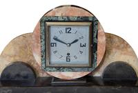 Onyx Art Deco Clock Set including sconces (2 of 3) Onyx Art Deco Clock Set including sconces (2 of 3)