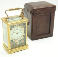 Superb French 8 Day Champleve Carriage Clock Cylinder Platform, Working c.1900 (5 of 12) Superb French 8 Day Champleve Carriage Clock Cylinder Platform, Working c.1900 (5 of 12)