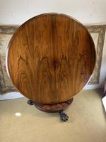 English Regency Rosewood Tilt Top Centre Table (2 of 7) English Regency Rosewood Tilt Top Centre Table (2 of 7)