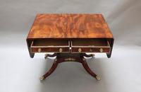 Regency Figured Mahogany Sofa Table (9 of 11) Regency Figured Mahogany Sofa Table (9 of 11)