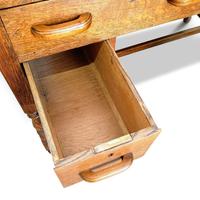 Lovely Little Vintage Desk with Green Leather Top & Drawers c.1970 (5 of 8) Lovely Little Vintage Desk with Green Leather Top & Drawers c.1970 (5 of 8)