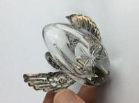Solid Silver and Glass Open Winged Swan Salt (3 of 13) Solid Silver and Glass Open Winged Swan Salt (3 of 13)