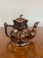 Unusual Antique Edwardian Glazed Luster Teapot (4 of 4) Unusual Antique Edwardian Glazed Luster Teapot (4 of 4)