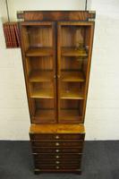 Quality Mahogany Campaign Bookcase on Chest (9 of 9) Quality Mahogany Campaign Bookcase on Chest (9 of 9)
