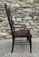 Antique American Armchair with Steamed Bentwood Arms (8 of 14) Antique American Armchair with Steamed Bentwood Arms (8 of 14)