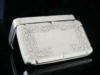 Antique Austrian Silver Snuff Box, Vienna 1864