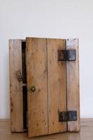Antique Pine Wall Cupboard with Rare Leather Hinges (15 of 17) Antique Pine Wall Cupboard with Rare Leather Hinges (15 of 17)