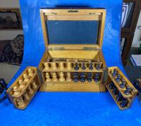 Victorian Pine Partially Fitted Games Box (32 of 32) Victorian Pine Partially Fitted Games Box (32 of 32)