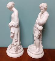 Antique 19th Century Pair of Parian Figures (2 of 4) Antique 19th Century Pair of Parian Figures (2 of 4)