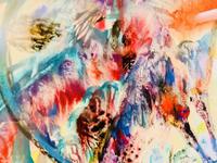 A Stunning Original Gabrielle Bouffay Watercolour Painting L'Oiseau Bleu 1968 (3 of 7) A Stunning Original Gabrielle Bouffay Watercolour Painting L'Oiseau Bleu 1968 (3 of 7)