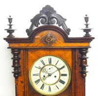 Superb Antique German Twin Walnut 8-Day Mantel Clock Vienna Striking Wall Clock (8 of 10) Superb Antique German Twin Walnut 8-Day Mantel Clock Vienna Striking Wall Clock (8 of 10)