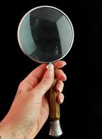 Victorian Silver Magnifying Glass, Antler Handle (12 of 13) Victorian Silver Magnifying Glass, Antler Handle (12 of 13)