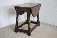 Small Oak Swivel Top Drop Leaf Side Table (4 of 10) Small Oak Swivel Top Drop Leaf Side Table (4 of 10)