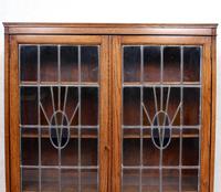 Oak Leaded Stained Glazed Bookcase Arts & Crafts Edwardian (10 of 11) Oak Leaded Stained Glazed Bookcase Arts & Crafts Edwardian (10 of 11)