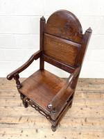Pair of Antique Oak Throne Chairs (12 of 13) Pair of Antique Oak Throne Chairs (12 of 13)