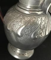 Mid Victorian Britannia Metal & Horn Handle Jug (4 of 5) Mid Victorian Britannia Metal & Horn Handle Jug (4 of 5)