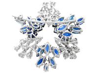 7.95ct Sapphire & 4.75ct Diamond, Platinum Pendant / Brooch - Vintage c.1960 (5 of 9) 7.95ct Sapphire & 4.75ct Diamond, Platinum Pendant / Brooch - Vintage c.1960 (5 of 9)