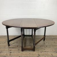 Antique 19th Century Oak Gateleg Dining Table (10 of 10) Antique 19th Century Oak Gateleg Dining Table (10 of 10)