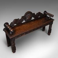 Antique Gothic Bench, Scottish, Oak, Love Seat, Hall Pew, Victorian c.1850 (7 of 12) Antique Gothic Bench, Scottish, Oak, Love Seat, Hall Pew, Victorian c.1850 (7 of 12)