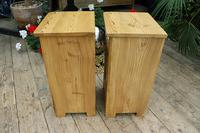 Fantastic & Large Pair of Old Stripped Pine Bedside Cabinets - We Deliver! (7 of 9) Fantastic & Large Pair of Old Stripped Pine Bedside Cabinets - We Deliver! (7 of 9)