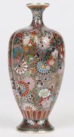 Oriental, Chinese / Japanese Exceptional Silver Metal Cloisonne Vase (22 of 25) Oriental, Chinese / Japanese Exceptional Silver Metal Cloisonne Vase (22 of 25)