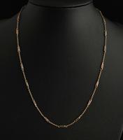 Antique Edwardian 9ct Gold Chain Necklace, Fancy Link (9 of 9) Antique Edwardian 9ct Gold Chain Necklace, Fancy Link (9 of 9)