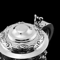 Antique Solid Sterling Silver Large Tankard with Royal Marines Officer Interest - Goldsmiths & Silversmiths Co 1900 (24 of 28) Antique Solid Sterling Silver Large Tankard with Royal Marines Officer Interest - Goldsmiths & Silversmiths Co 1900 (24 of 28)