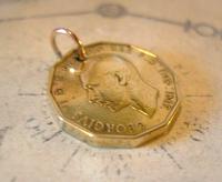 Vintage Pocket Watch Chain Fob 1940 WW2 King George V1 Threpenny Bit Coin Fob (4 of 7) Vintage Pocket Watch Chain Fob 1940 WW2 King George V1 Threpenny Bit Coin Fob (4 of 7)