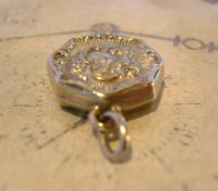 Antique Pocket Watch Chain Silver Fob 1890s Victorian French Ornate Puffy Fob (8 of 9) Antique Pocket Watch Chain Silver Fob 1890s Victorian French Ornate Puffy Fob (8 of 9)