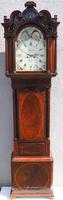 19th Century English Longcase Clock in Mahogany Painted Moon Roller Dial 8-Day Signed Sam Collier Eccles (5 of 6) 19th Century English Longcase Clock in Mahogany Painted Moon Roller Dial 8-Day Signed Sam Collier Eccles (5 of 6)