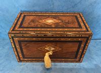 Victorian Walnut Twin Section Tea Caddy (3 of 17) Victorian Walnut Twin Section Tea Caddy (3 of 17)