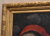 Oil Painting of a Lady with a Red Headscarf (6 of 8) Oil Painting of a Lady with a Red Headscarf (6 of 8)