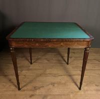 Superb French Rosewood Fold-over Top Card Table (13 of 14) Superb French Rosewood Fold-over Top Card Table (13 of 14)