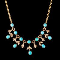 Antique Edwardian Turquoise Pearl Garland Necklace 9ct Gold Circa 1905 (3 of 6) Antique Edwardian Turquoise Pearl Garland Necklace 9ct Gold Circa 1905 (3 of 6)