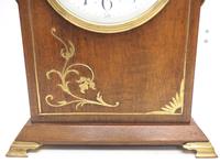 Good Antique French 8-day Arched Top Inlaid Mantel Clock Art Nouveau Mantel Clock (5 of 10) Good Antique French 8-day Arched Top Inlaid Mantel Clock Art Nouveau Mantel Clock (5 of 10)