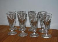 Set of 8 Antique Deception Toasting Glasses (6 of 6) Set of 8 Antique Deception Toasting Glasses (6 of 6)