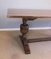Antique Large Oak Refectory Farmhouse Kitchen Dining Table (13 of 15) Antique Large Oak Refectory Farmhouse Kitchen Dining Table (13 of 15)