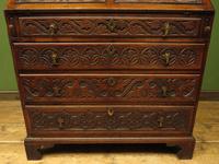 Antique Carved Oak Writing Bureau Desk with Fall Front, Handsome Gothic Piece (6 of 24) Antique Carved Oak Writing Bureau Desk with Fall Front, Handsome Gothic Piece (6 of 24)