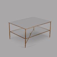 Gilt Metal & Mirrored Coffee Table (3 of 3) Gilt Metal & Mirrored Coffee Table (3 of 3)