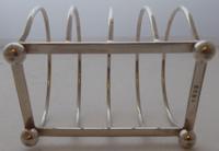 Pair of 1935 Solid Hallmarked Silver Toast Rack Racks William Hutton 99g (4 of 7) Pair of 1935 Solid Hallmarked Silver Toast Rack Racks William Hutton 99g (4 of 7)